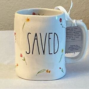 Rae Dunn “Saved" White Ceramic Floral Mug
Perfect for Easter.